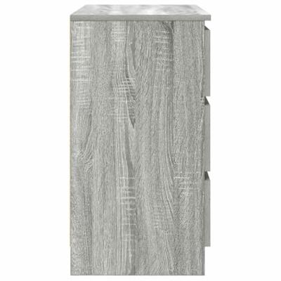 Dressoir met lade 71x35x65 cm spaanplaat grijs Sonoma Dressoir met lade 71x35x65 cm spaanplaat grijs Sonoma