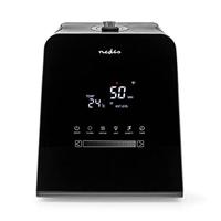 SmartLife Luchtbevochtiger | 30 W | Met Koele en Warme mist | 5.5 l | Hygrometer | Timer | Afstandsbediening | Nachtstand | Zwart - thumbnail