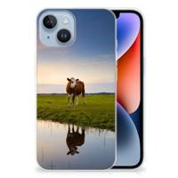 Apple iPhone 14 | TPU Hoesje | Koe - thumbnail