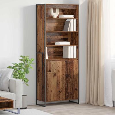 Hoge Kasten 2 pcs Oud Hout 60 x 36 x 300 cm Bewerkt hout