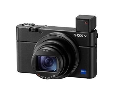 Sony DSC-RX100M7 Compacte digitale camera, premium (1,0 inch sensor, hoge AF-prestaties, 4K HDR, prestatiesnelheid 20 fps), zwart