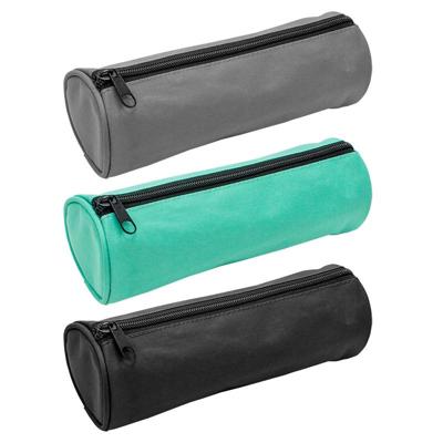 Etui rond zwart - grijs of groen