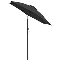 Parasol 200x224 cm aluminium antraciet - thumbnail