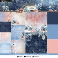 Studio Light • frozen flowers paper pad backgrounds - thumbnail