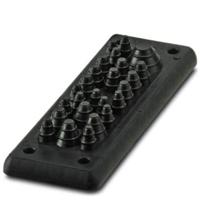 Phoenix Contact 1424582 TPE (geurloos rubbermengsel), SEBS, PP Zwart 1 stuk(s) - thumbnail