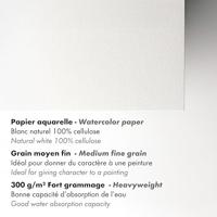 Clairefontaine • aquapad aquarelpapier 300g fijne textuur a4 50x - thumbnail