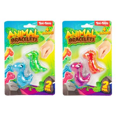 Toi-Toys Fun elastiekdier armband