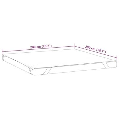 Matrasbeschermer waterdicht 200x200 cm wit Matrasbeschermer waterdicht 200x200 cm wit
