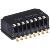 C & K Switches TDP06H1SBD1R DIP-schakelaar Aantal polen 6 1 stuk(s) Tape - thumbnail