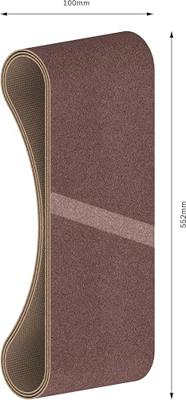 Bosch Accessoires 3 Banden 100x552 X440, Best for Wood+Paint , K80 - 2608606163