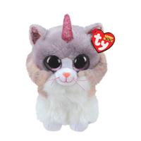 TY beanie boos knuffel kat asher 24 cm - thumbnail