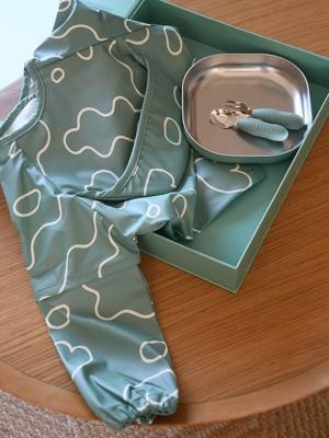 Cadeauset voor de eerste maaltijd - BEABA - Saliegroen