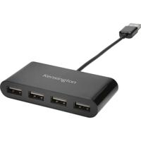 Kensington HUB USB 2.0 4-Port USB 2.0-hub 4 poorten Zwart - thumbnail