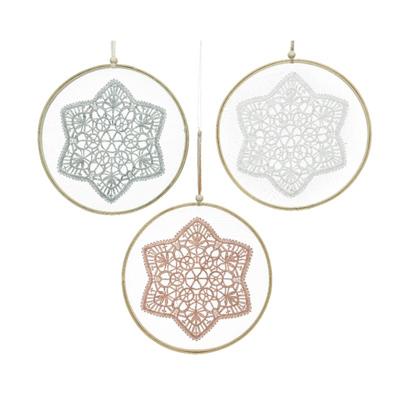 Hanger kant katoen Ø24cm