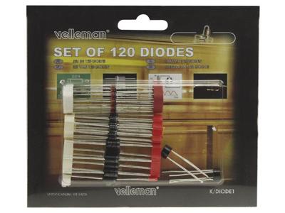 Assortiment diodes Whadda K/DIODE1 1 set(s)