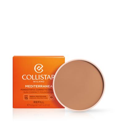 Collistar Mediterranea Sun Compact Foundation 01 Elba Refill 1Stuks