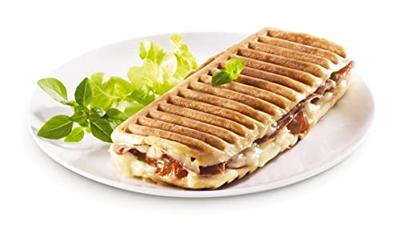 Tefal SW 854 D Snack Collection Wafelijzer Anti-aanbaklaag, Automatische temperatuuraanpassing Zwart, RVS (geborsteld)