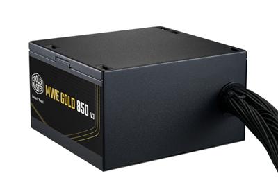 PC-voeding - COOLER MASTER - MPE-8506-ACAG-BEU - MWE Gold 850 V3 niet-modulair - ATX 3.1 - 80+ GOLD - 850 W - thumbnail