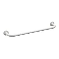 Handdoekhouder Sapho Aqualine 57.4x11.2 cm Wit Sapho - thumbnail