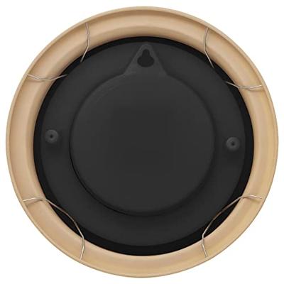 NeXtime NE-4301BR Buitenwandklok 22CM Metaal Bruin Poppy