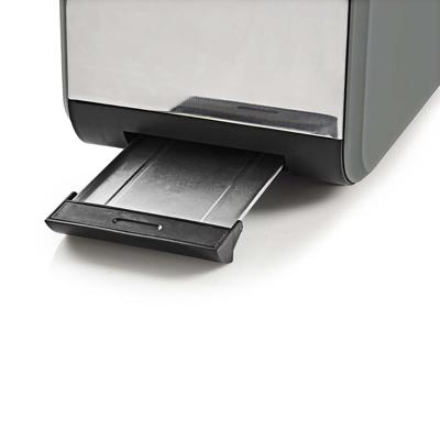 Broodrooster | 2 brede sleuven | Soft-touch | Grijs Broodrooster | 2 brede sleuven | Soft-touch | Grijs