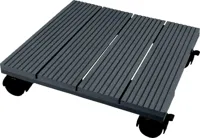 Nature Plantentrolley Houtcomposiet 30x30cm - thumbnail