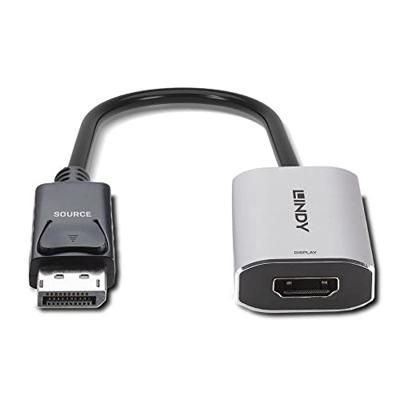 Lindy 41094 video kabel adapter 0,11 m DisplayPort HDMI Grijs