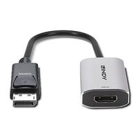 Lindy 41094 video kabel adapter 0,11 m DisplayPort HDMI Grijs - thumbnail