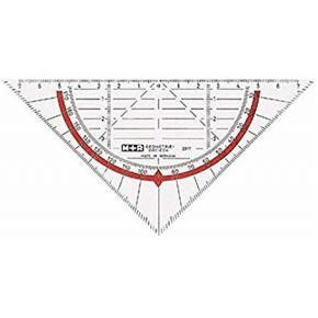 Geodriehoek, B: 16 cm, 1 stuk