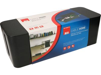 Max Hauri 126729 Kabelbox Rubber Zwart (l x b x h) 40 x 15.5 x 13.5 cm 1 stuk(s)