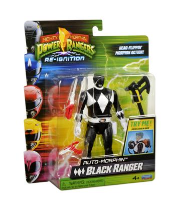 Mighty Morphin Power Rangers actiefiguur Zwarte Ranger