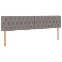 Opbergbed met matras met matras Taupe 200 x 200 cm Bewerkt hout - thumbnail