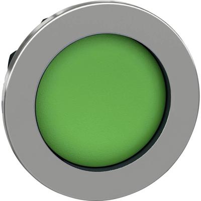 Schneider Electric ZB4FA36 ZB4FA36 Plat, Terugstelbaar (Ø) 30.5 mm Zonder markering Chroom, Groen 1 stuk(s)