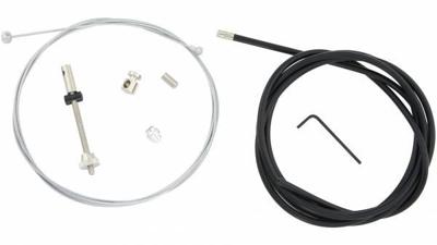 SLURF Remkabel voor/achter trommelrem compleet zwart