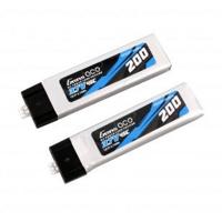 GensAce 200mAh 1S 3.7V 45C LiPo Accu (2 stuks) - thumbnail