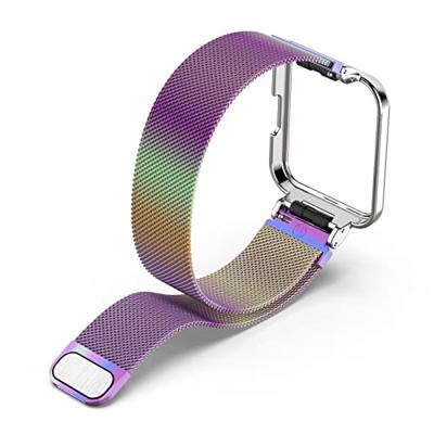 By Qubix - Milanese bandje met case - Multicolor - Xiaomi Redmi Watch 2 (Lite)