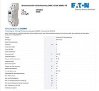 Eaton Z-SC230/S Stroomstootschakelaar DIN-rail 1x NO 16 A 1 stuk(s) - thumbnail