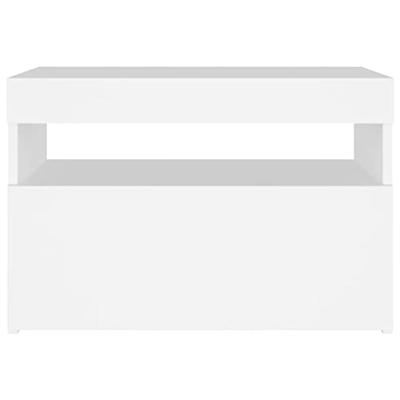 Tv-meubel met LED-verlichting 60x35x40 cm zwart