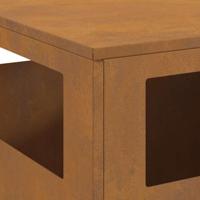 Vuurkorf Bruin 50 x 50 x 100 cm Cortenstaal - thumbnail