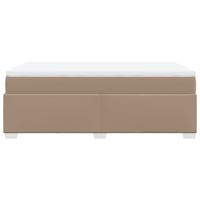 Boxspring met matras kunstleer cappuccinokleurig 140x190 cm - thumbnail