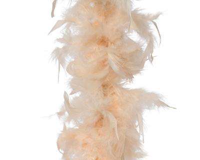 Boa veer d15l15b15h150 cm poederroze kerst Decoris - Decoris