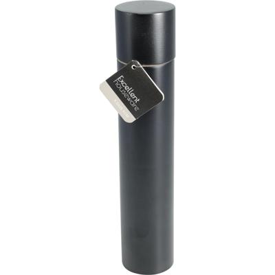 Excelent Houseware Pepermolen lotus hout zwart 25,5cm