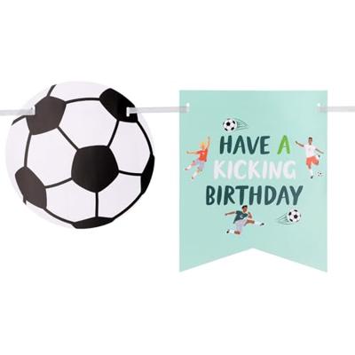 Fantastic Voetbal Vaandel Vlaggenlijn Birthday (6m)
