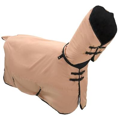VidaXL Paardendeken cappuccino 105 cm polyester