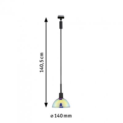 Paulmann Hanglamp 130 zwart