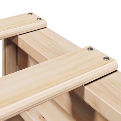 Bedframe zonder matras massief grenenhout 180x200 cm