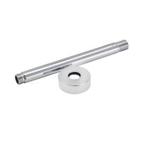 BWS Plafonduitloop Rond Luxe 30cm Chroom - thumbnail