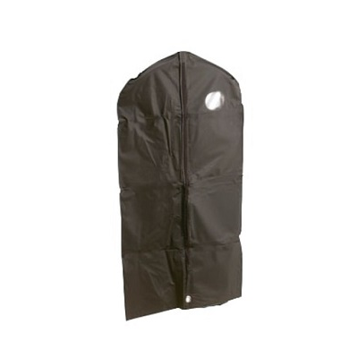 Kledinghoes zwart rits en venster 60x160