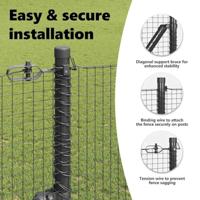 VidaXL Afrasteringspaal grijs 10 x 1,4 m (19 x 19 mm gaas) - thumbnail