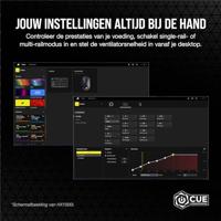 Corsair HX1200i power supply unit 1200 W 24-pin ATX ATX Zwart - thumbnail